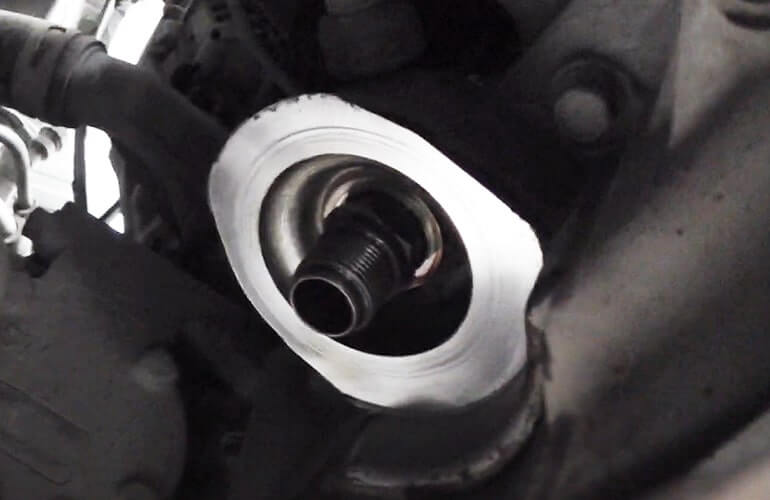 Сиденье масляного фильтра Хендай Солярис