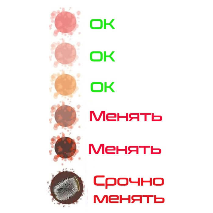 Проверить состояние масла АКПП Киа Рио 3 по цвету жидкости