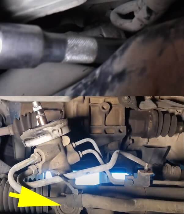 Подтяжка и регулировка рулевой тяги Хендай Солярис