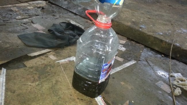 Старое масло в МКПП Hyundai Solaris