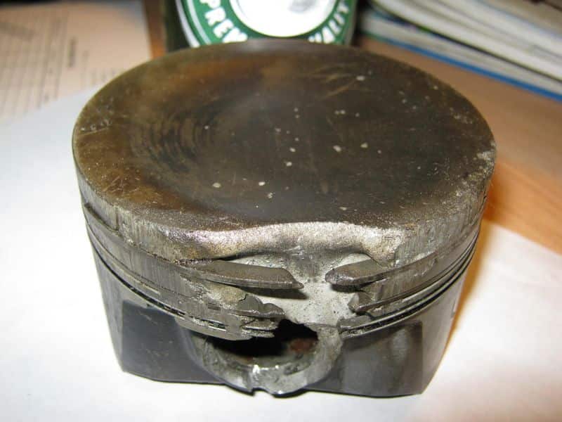 Прогар поршней