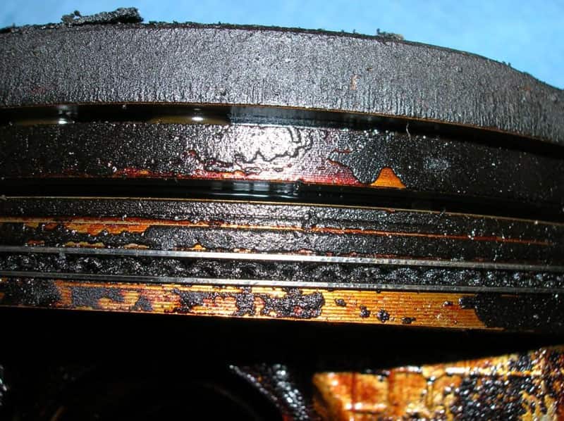 закоксование поршней