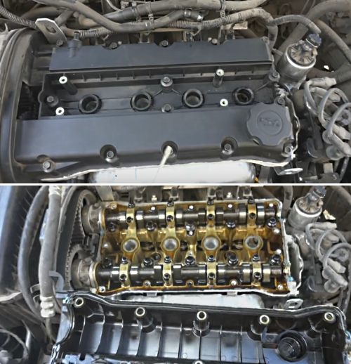 Устранение течи из-под клапанной крышки Chevrolet Lacetti