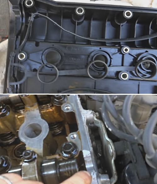 Устранение течи из-под клапанной крышки Chevrolet Lacetti