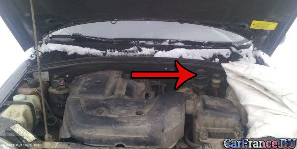 Бачок ГУР и шланги на Шевроле Нива