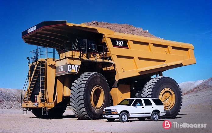 Самые большие машины планеты: Caterpillar 797В