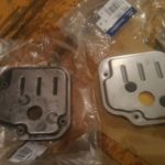 Старый и новый масляный фильтр АКПП Hyundai Solaris, каталожный номер 367010BC