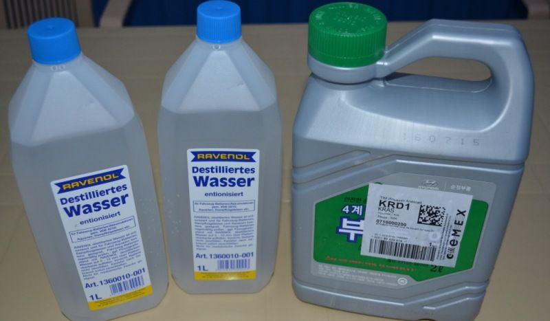 Оригинальный концентрат охлаждающей жидкости Hyundai Long Life если смешать антифриз разного типа и цвета и что будет после этого