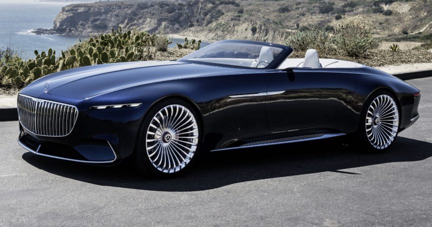 немецкий производитель недавно представил самую красивую машину mercedes maybach 6