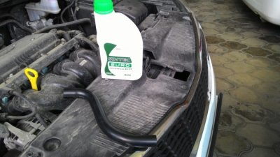 Как заменить антифриз на Киа Рио? замена антифриза