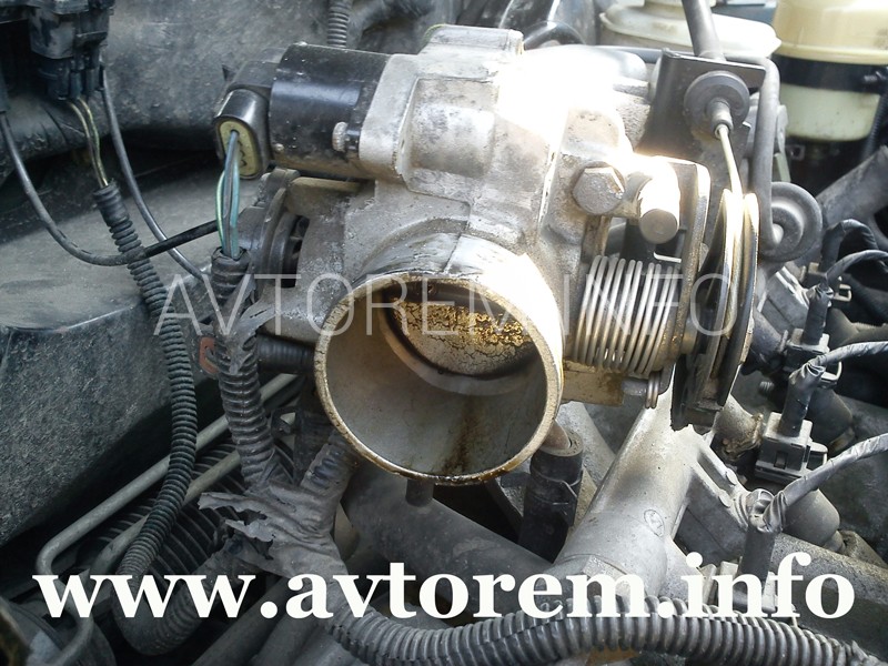 Чистка дроссельной заслонки на Нексии своими руками