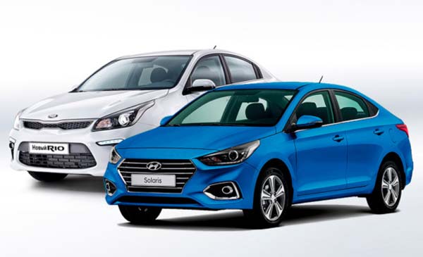 сравнение рио и солярис