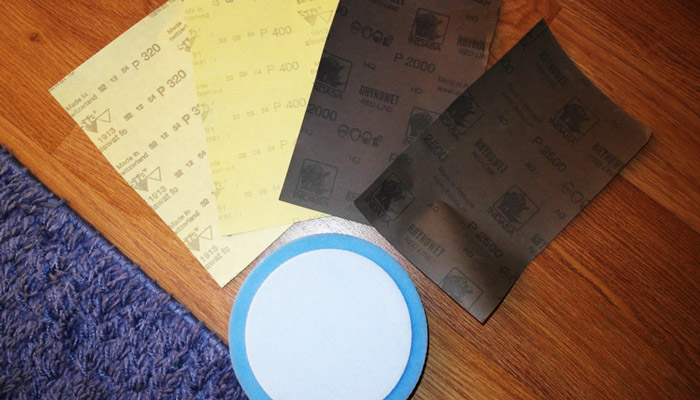 наждачная бумага для полировки фар