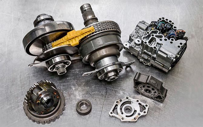 Разборка вариатора