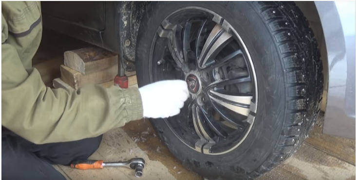 Замена переднего ступичного подшипника Киа Рио своими руками