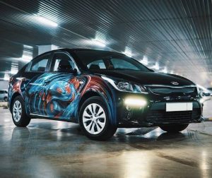 Аэрография киа рио