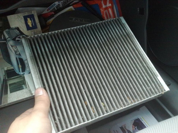 Замена салонного фильтра Шевроле Круз