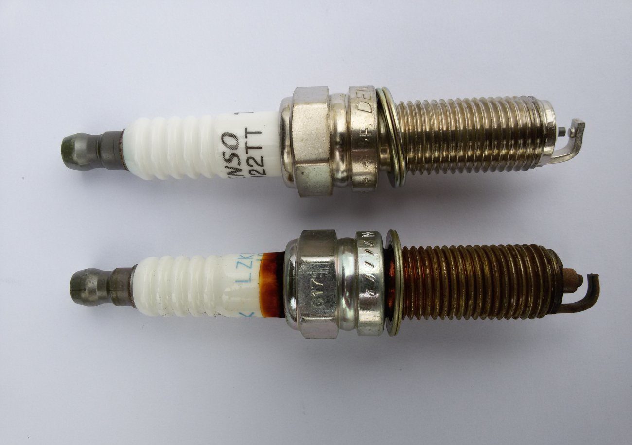 Неисправные свечи зажигания