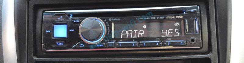 Соедините телефон и радио через Bluetooth, чтобы слушать музыку