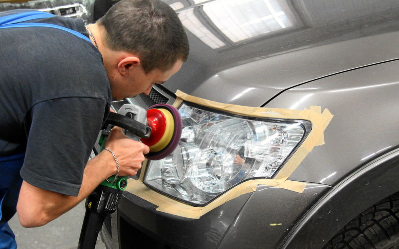 Полировка более зернистой пастой