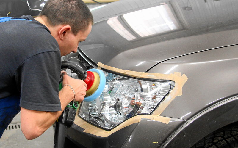 Полировка финишной пастой