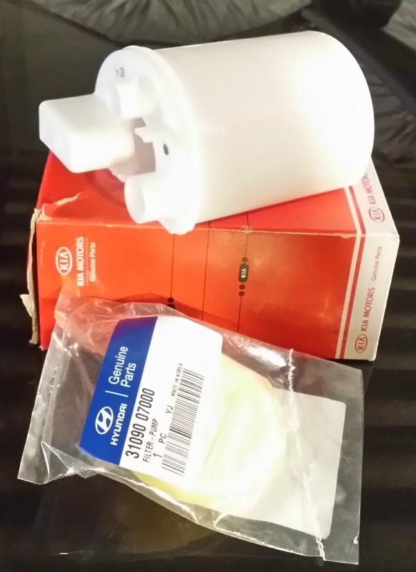 вокруг фильтрующей сетки