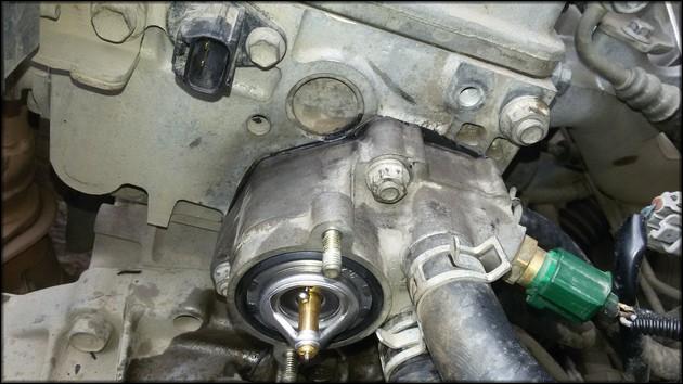 Установленный термостат