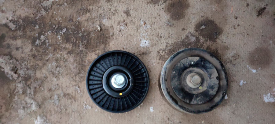 Замена натяжного и обводного ролика Замена натяжного и обводного ролика