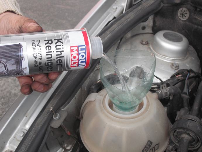 промывка системы охлаждения двигателя