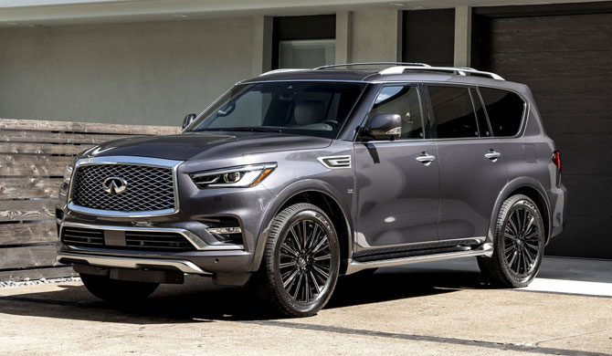 Infiniti QX80 - самый большой автомобиль компании Nissan