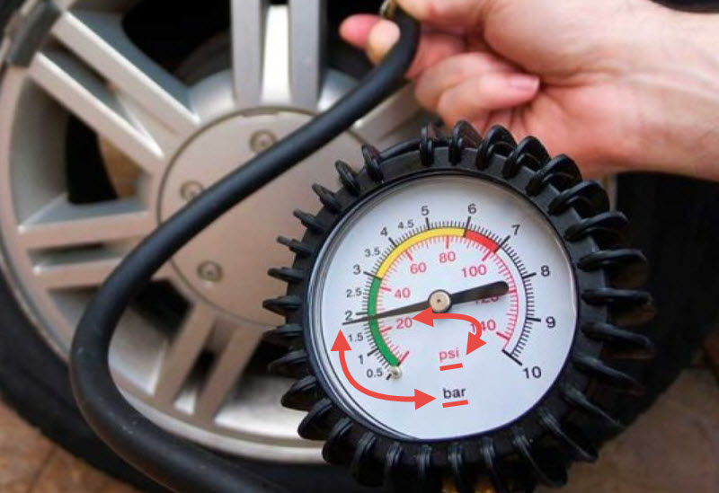 Давление в шинах: сколько атмосфер должно быть в шине легкового автомобиля