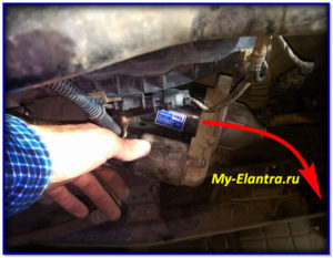 Замена стартера Гетц