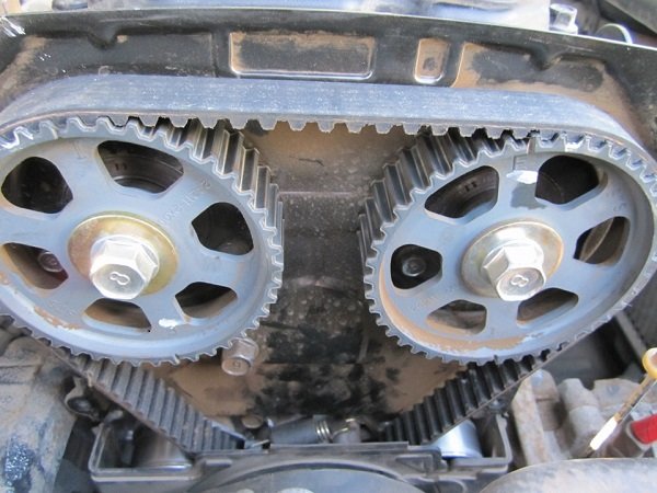 Выбор и замена ремня ГРМ на Киа Спектра, метки ГРМ