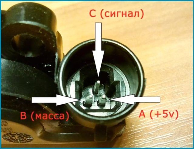 Датчик положения дроссельной заслонки Нива Шевроле