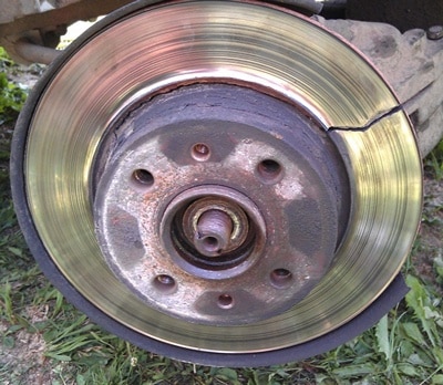 треснутый диск