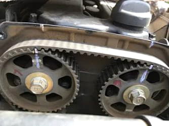 Выбор и замена ремня ГРМ на Киа Спектра, метки ГРМ
