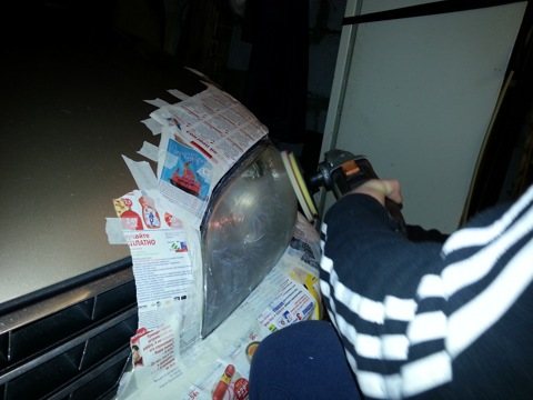 Как разобрать фару киа спектра