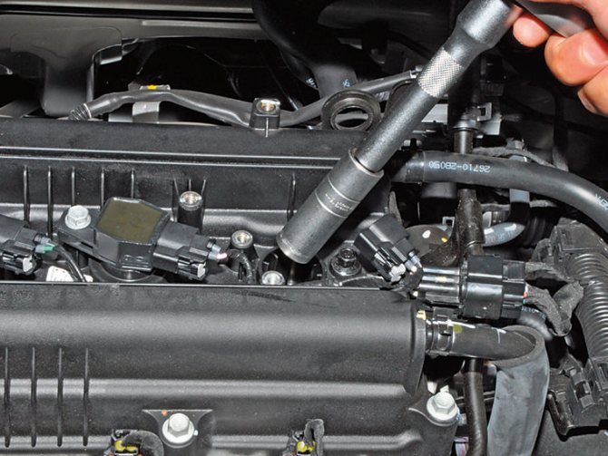 поменять свечи