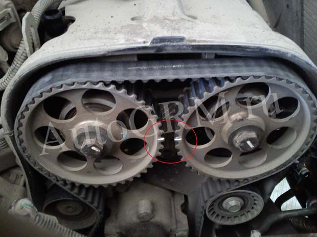 Метки распределительного вала