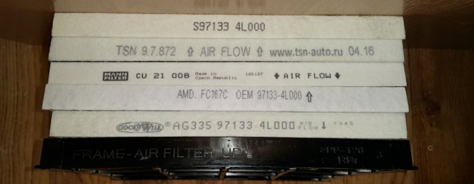 Замена салонного фильтра Хендай Солярис 2: инструкция, установка, проверка