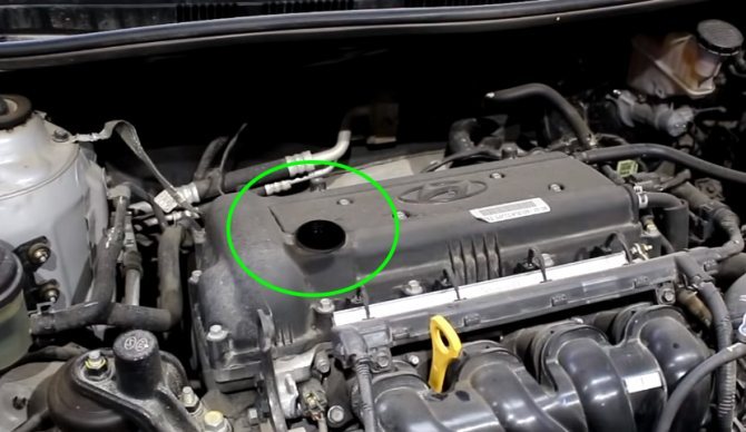 Популярный способ проверить натяжение цепи Хендай Солярис