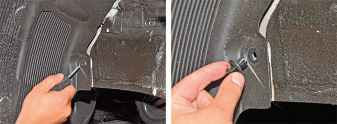 передний поршень