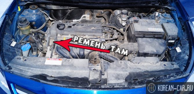 Хендай солярис замена ремня генератора