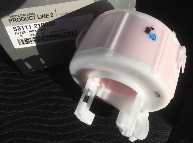 Все о топливном фильтре Солярис 1