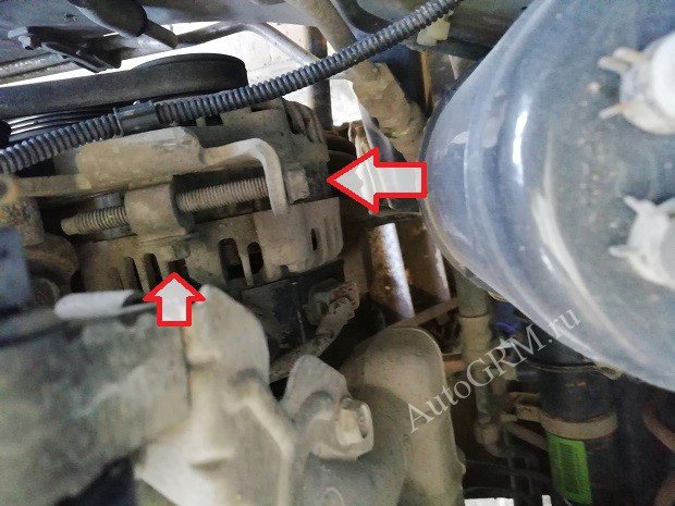 Выбор и замена ремня ГРМ на Киа Спектра, метки ГРМ