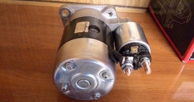 Снять стартер киа спектра