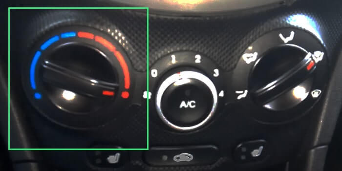 Установите регулятор температуры в самое горячее положение Хендай Солярис