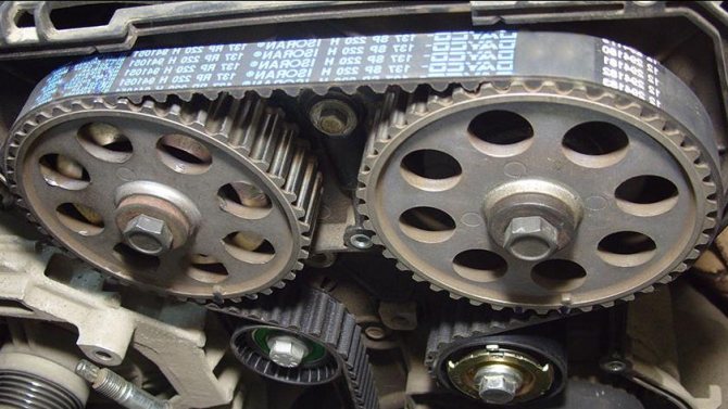 Выбор и замена ремня ГРМ на Киа Спектра, метки ГРМ