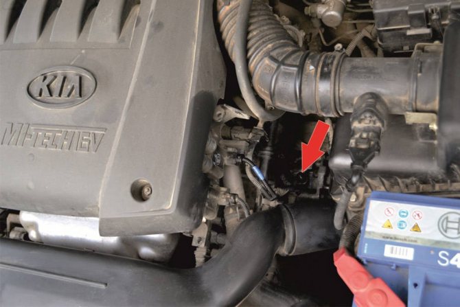 Залейте новое масло